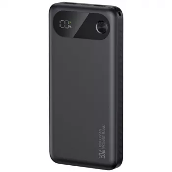 Powerbank usams PB80 PD20W 10000mAh — carregador portátil, preto