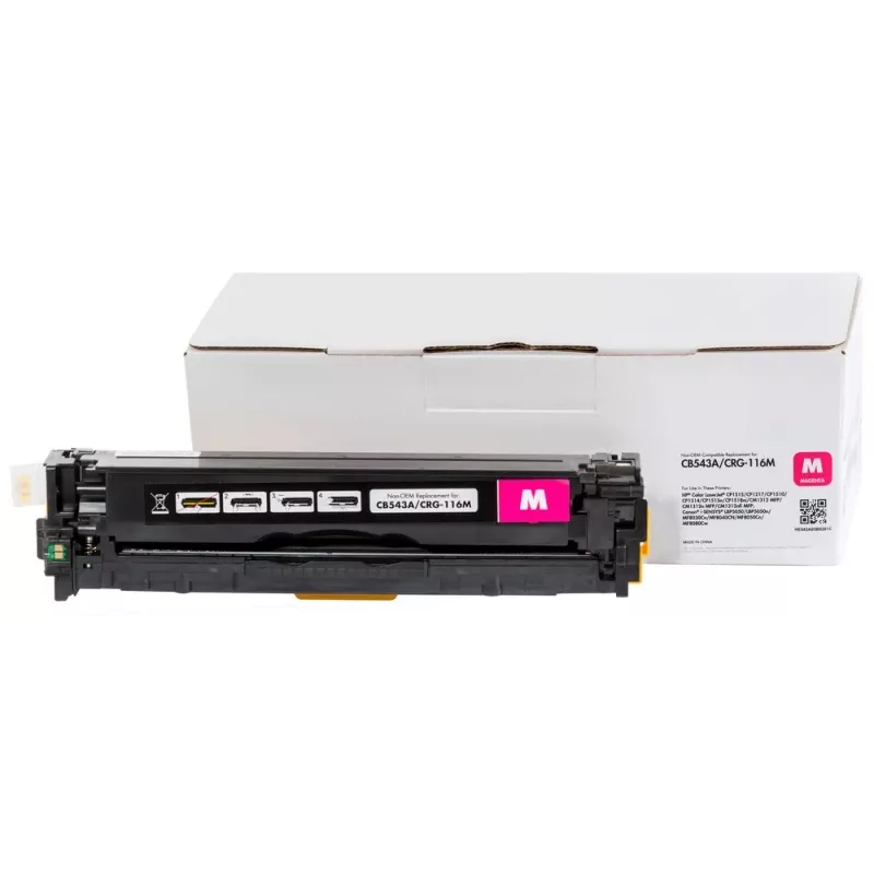 Compatível Static-Control Hewlett-Packard CB543A/CE323A/CF213A/Canon CRG716, magenta, 1800 pág. IP Sa