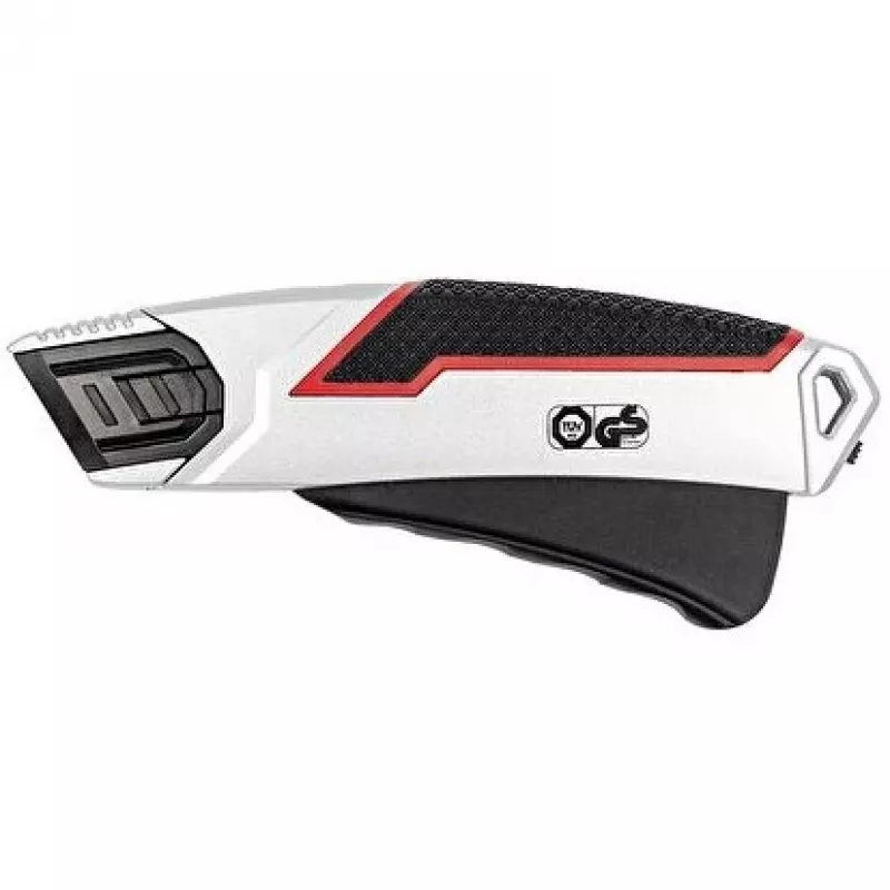 X-ato Wedo 78 837 preto vermelho prateado lâmina retrátil 60 mm largura 166 mm comprimento