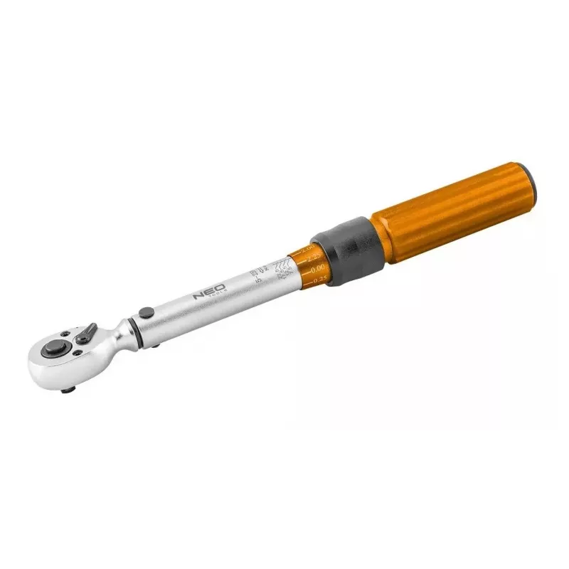 Chave dinamométrica bidirecional Neo Tools 1/4, 5-25NM, conjunto de 21 peças
