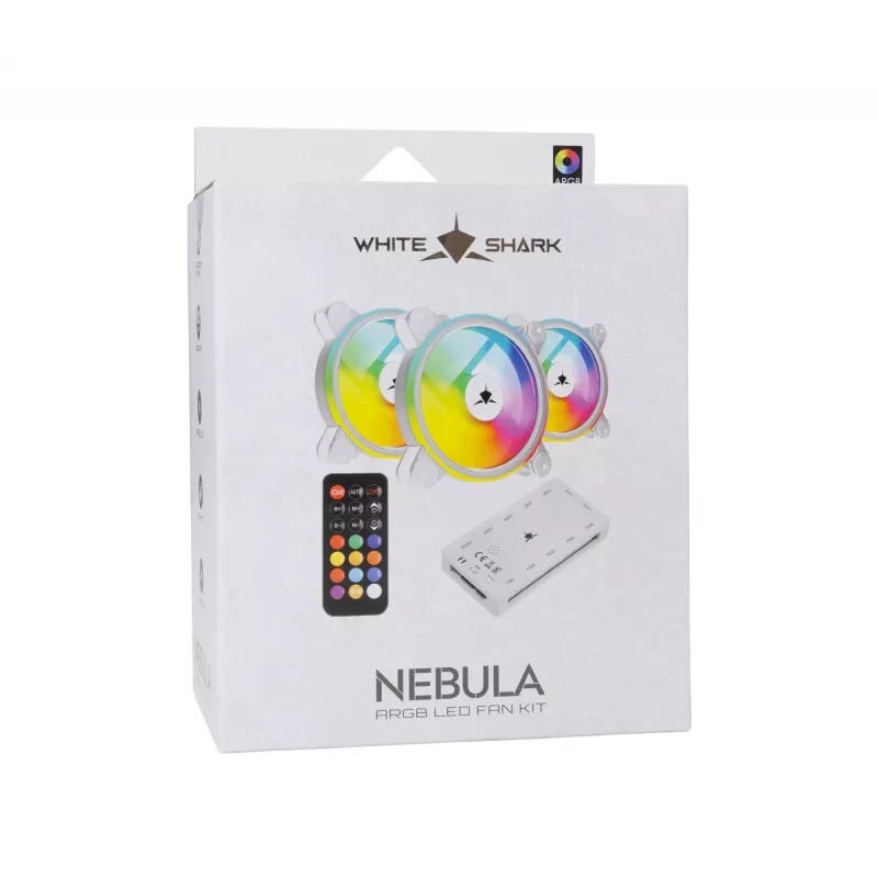 Conjunto de iluminação ARGB White Shark Nebula-2 5V RGB (modelo NEBULA-2-W)