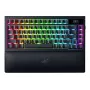 Teclado mecânico para gaming Razer BlackWidow V4 Pro 75% sem fios, taxa de interrogação 4000 Hz, interruptores Orange Tactile
