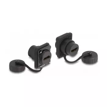 Módulo D-Type DeLOCK HDMI-A fêmea para HDMI-A fêmea IP67 à prova de água