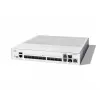 Switch de rede Cisco Catalyst C1300-12XS gerido L2/L3, 12 x 10Gb SFP+, 240 Gbit/s, 16k MAC, montagem em rack, cinzento