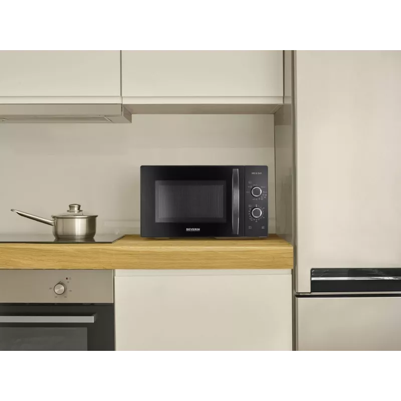 Micro-ondas combinado Severin MW 7785 25L 800W preto