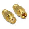 DeLOCK - Adaptador de antena - SMA (F) - SMA (F) (88478)