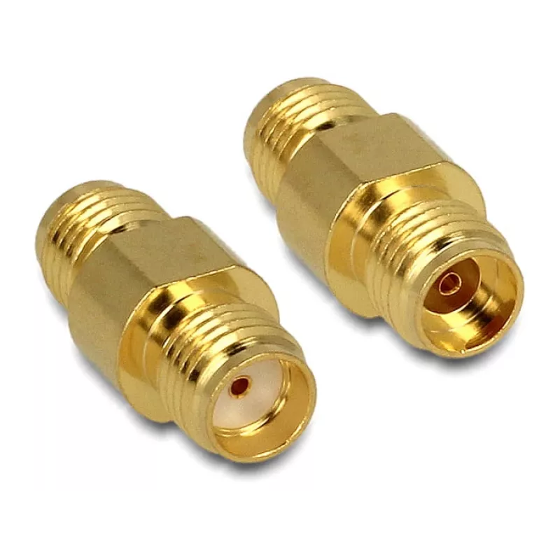 DeLOCK - Adaptador de antena - SMA (F) - SMA (F) (88478)