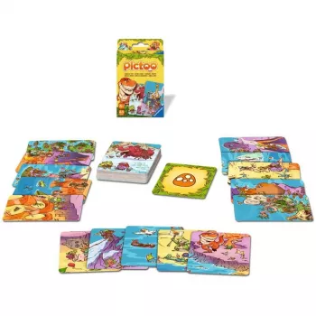 Pictoo Dino-Welt, jogo de cartas