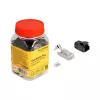 Fichas modulares RJ45 DeLOCK Cat.8.1 conjunto de 25 unid. com alívio de tração