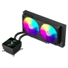 Refrigeração líquida para CPU Gamemax | GLACIER 240 LCD BK | Intel, AMD