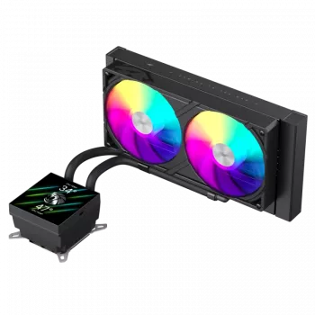 Refrigeração líquida para CPU Gamemax | GLACIER 240 LCD BK | Intel, AMD
