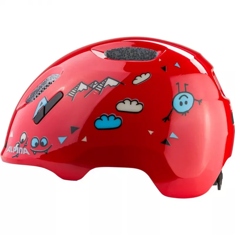 Capacete de bicicleta ALPINA XIMO 2 RED SMILE GLOSS 49-54