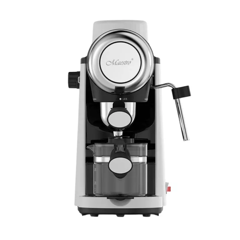 Maestro MR-410 máquina de café expresso com batedor de leite, 800 W, 3,5 bar, depósito de água de 240 ml