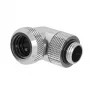 Adaptador multi-link de compressão de 90° Barrow TWT90KND-K14 — rosca macho G1/4 para tubo rígido de 14 mm, rotativo, prateado