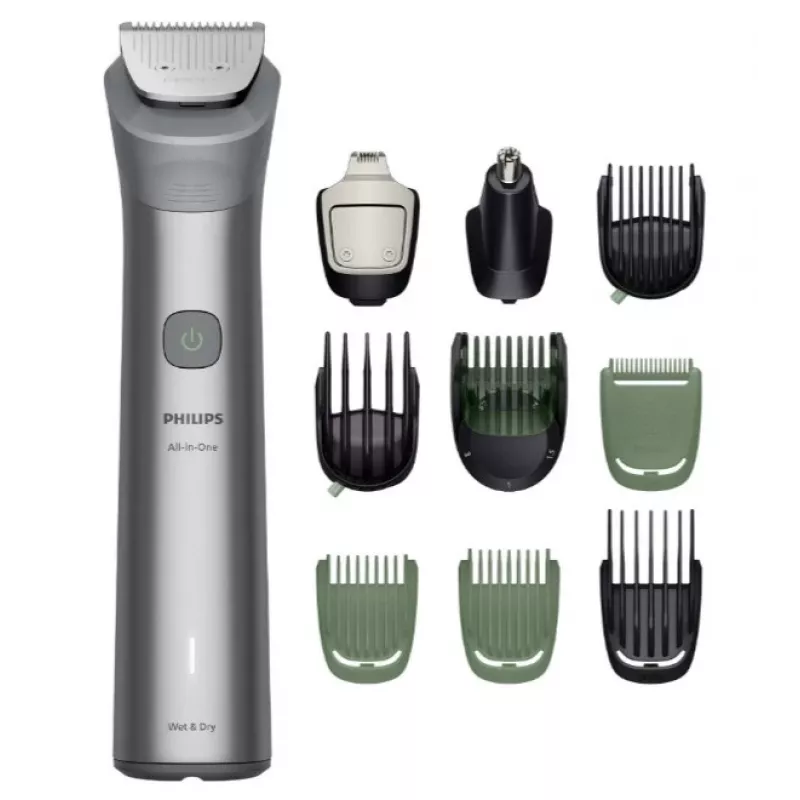 Aparador All-in-One Philips MG5951/15 — 11 em 1, comprimento máx. 16 mm, passos de 0,5 mm, recarregável