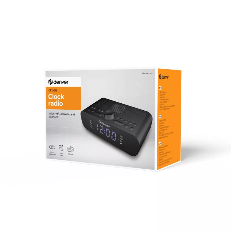 Denver CRD-515 rádio-despertador com Bluetooth
