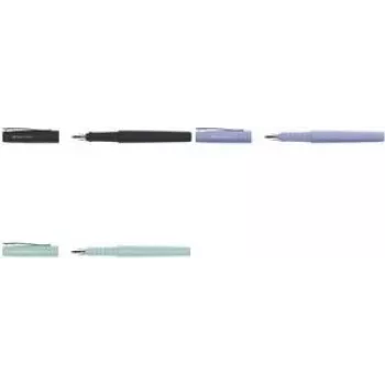 Caneta de tinta permanente Faber-Castell 241004 sistema de cartucho Azul