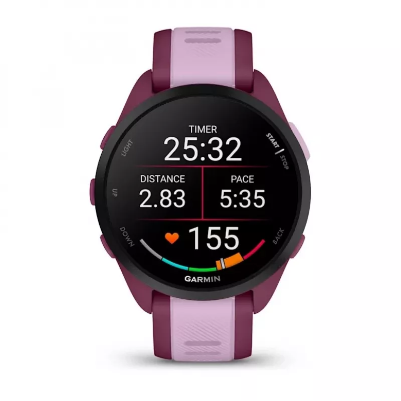 Smartwatch GARMIN Forerunner 165 Music, 43 mm caixa de polímero, 1,2