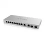 Switch de rede Zyxel XGS1210-12-ZZ0102F gerido Gigabit Ethernet (10/100/1000) cinzento