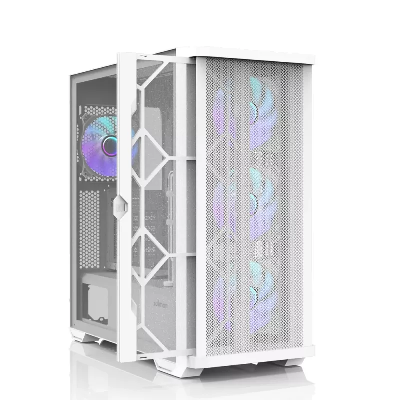 Zalman Z10 DUO ATX ZM-IF120 x4 branco