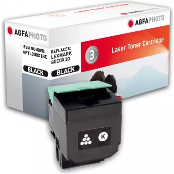 Tinteiro de toner compatível preto (alternativa a Lexmark 80C0X10, Lexmark 800X1) para Lexmark CX510de