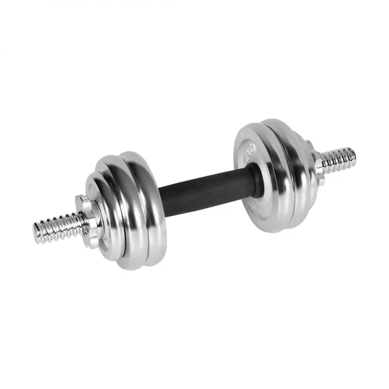REBEL ACTIVE halteres ajustáveis em mala 15 kg com barra de halteres
