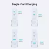 Carregador de mesa Unitek P1228AWH01-EU 70W 2×USB-A 2×USB-C
