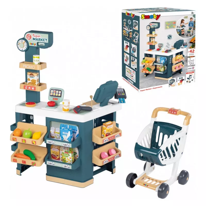 Supermercado de brincar Smoby 7600350239 idade 3 a 6 anos
