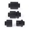 Alphacool ES D-Plug 20 mm de G1/4 macho para G1/4 macho, Deep Black
