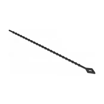 Abraçadeira de cabos com contas DeLOCK 19568 C 150 x L 2,4 mm preta 100 unid.