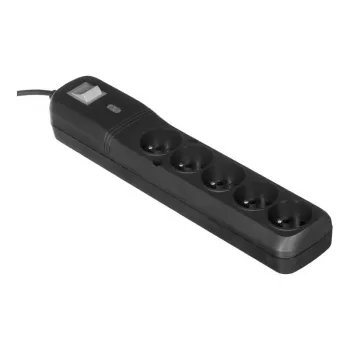 Lestar 5w Lv-530wa, protetor de sobretensão, 2,5 m, preto Lv-530w G-a K. Cz 2,5m