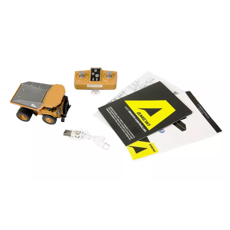 Carro modelo RC Amewi 22746, escala 1:64, motor elétrico, LiPo 200 mAh, para crianças a partir dos 6 anos