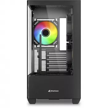Caixa para PC Sharkoon Elite Shark CM100 torre Micro-ATX, sem fonte de alimentação, preto