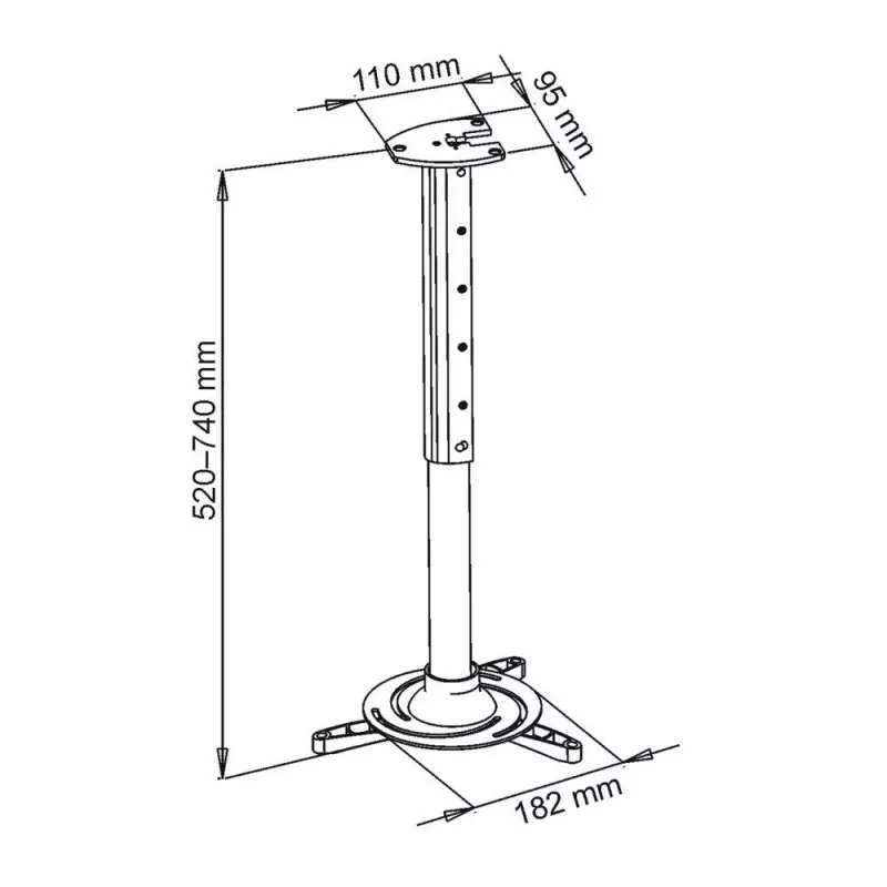 Suporte de teto ART P-102