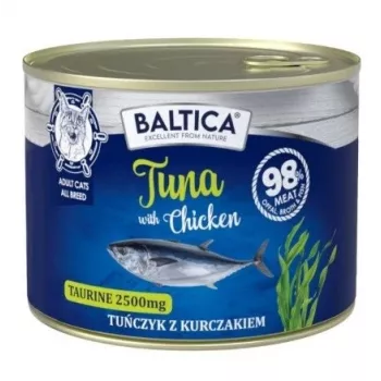 BALTICA Excellent Atum com Frango - Alimento húmido para gatos - 185 g