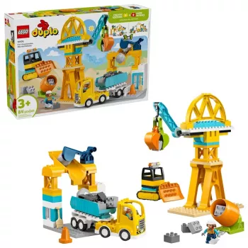 LEGO DUPLO 10476 3-em-1 Estaleiro de Obra e Veículos