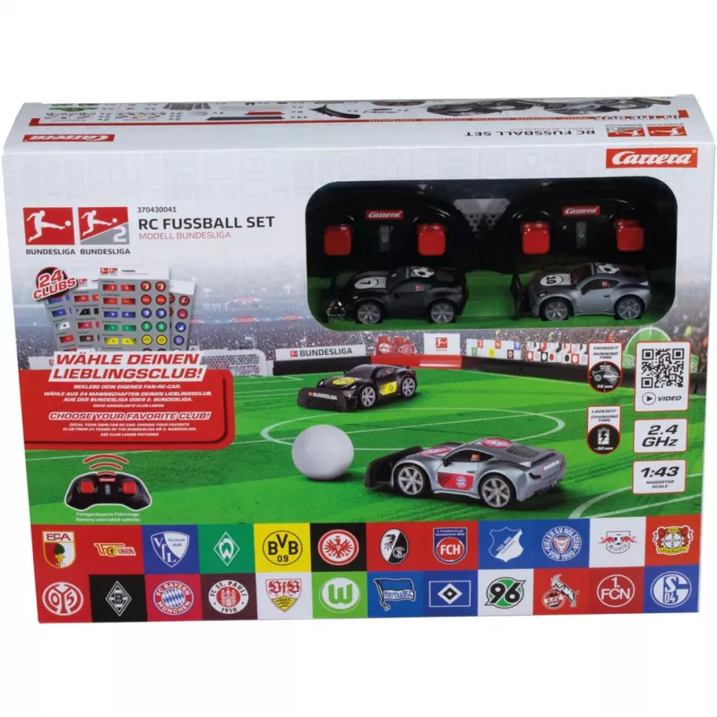Carrera Bundesliga - Conjunto de futebol RC 2,4 GHz (370430041)