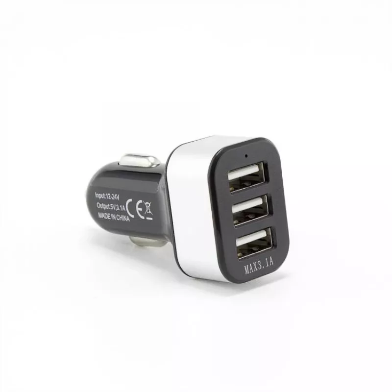 Sbox carregador de automóvel CC-331B 3,1 A preto/cinzento
