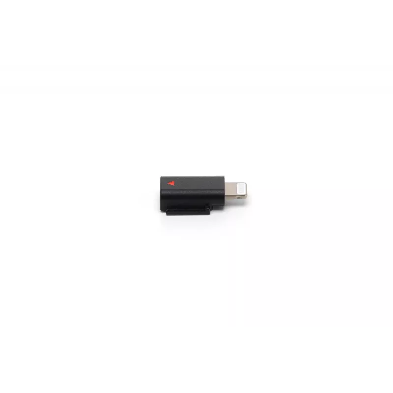 Adaptador de áudio DJI Mic 3 para telemóvel (Lightning) — conector Lightning, preto, para dispositivos móveis Apple