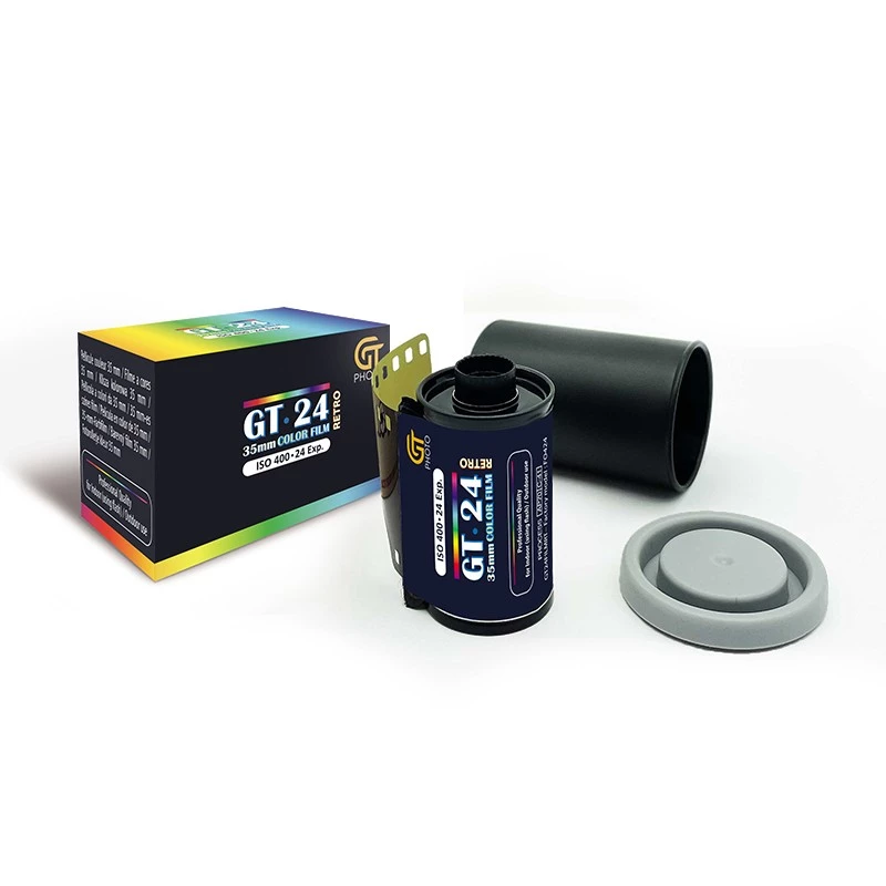 Filme fotográfico 35 mm GT Photo GT24FILMRT Retro – formato 35 mm, filme negativo a cores