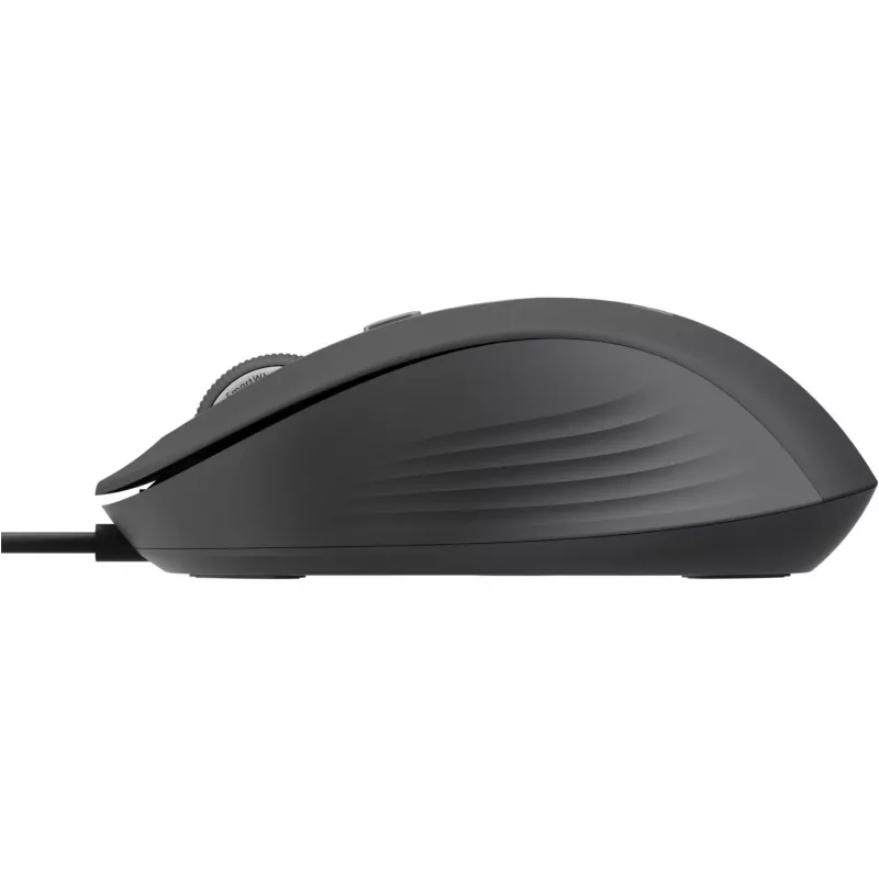 Logitech Signature Wired M520 for Business Rato ótico com fio USB-C Plug-and-Play Windows/Mac/Chrome/PC/laptops - Grafite