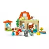 Brinquedo de construção LEGO DUPLO Quinta Cuidados com os Animais Conjunto 10416 — 74 peças, 2 minifiguras, idade 2+