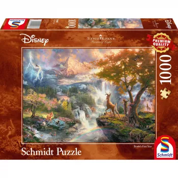 Puzzle Schmidt Spiele Disney Bambi 1000 peças, largura 693 mm, a partir de 12 anos