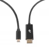 Cabo USB-C para DisplayPort TB AKTBXVDUSBCDP2B 2 m – preto