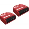 Interruptor inteligente Shelly SHELLY_1PM_GEN3_2ER — sem fios 110–240V, consumo de 1,2W, máx. 240V, caixa de plástico, 42×16×37 mm, pack de 2
