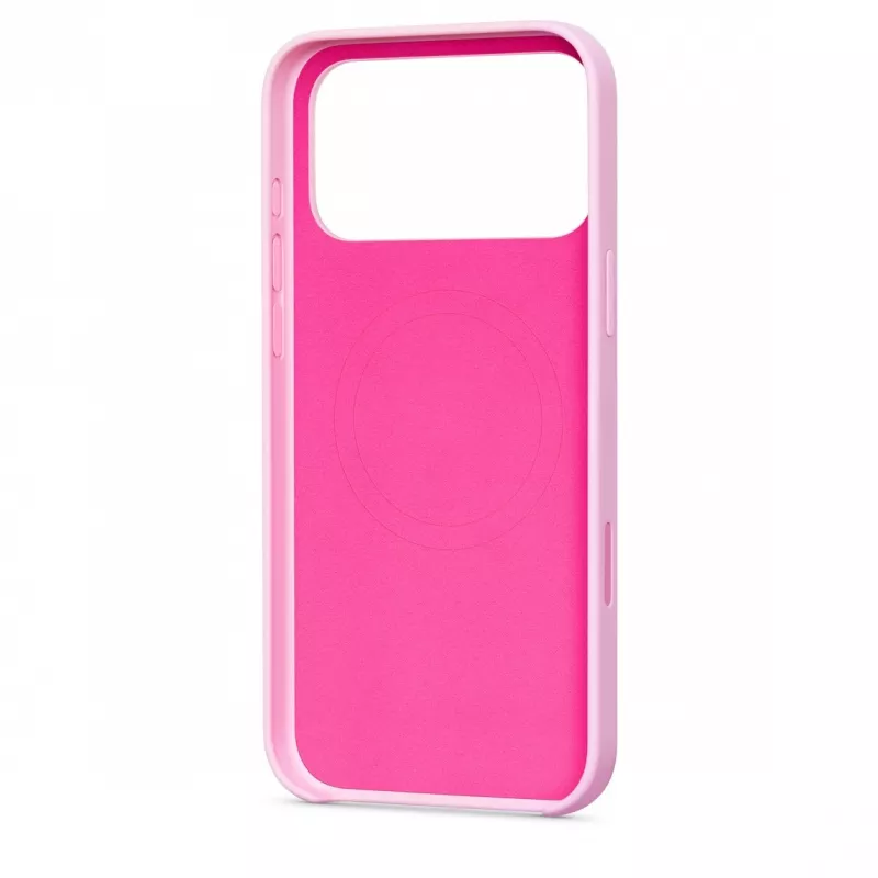 Capa Apple iPhone 17 Pro Max MagSafe controlo da câmara rosa seixo