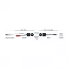 Cabo de áudio DeLOCK 87859 RJ-45 RCA 3,5 mm preto vermelho branco