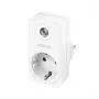 LogiLink PA0263 Ficha adaptadora com sensor crepuscular, branco, tipo F