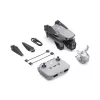 Quadricóptero DJI Air 3s RC-N3 — câmara de 50 MP, 4K 3840×2160, 4 rotores, máx. 27 m/s, alcance de 32.000 m, bateria de 4276 mAh, cinzento