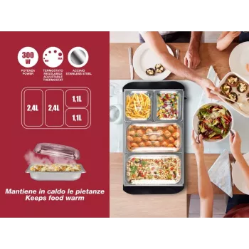 Placa de cozinha Beper P101TEM002, 2 zonas de cozedura, controlo tátil